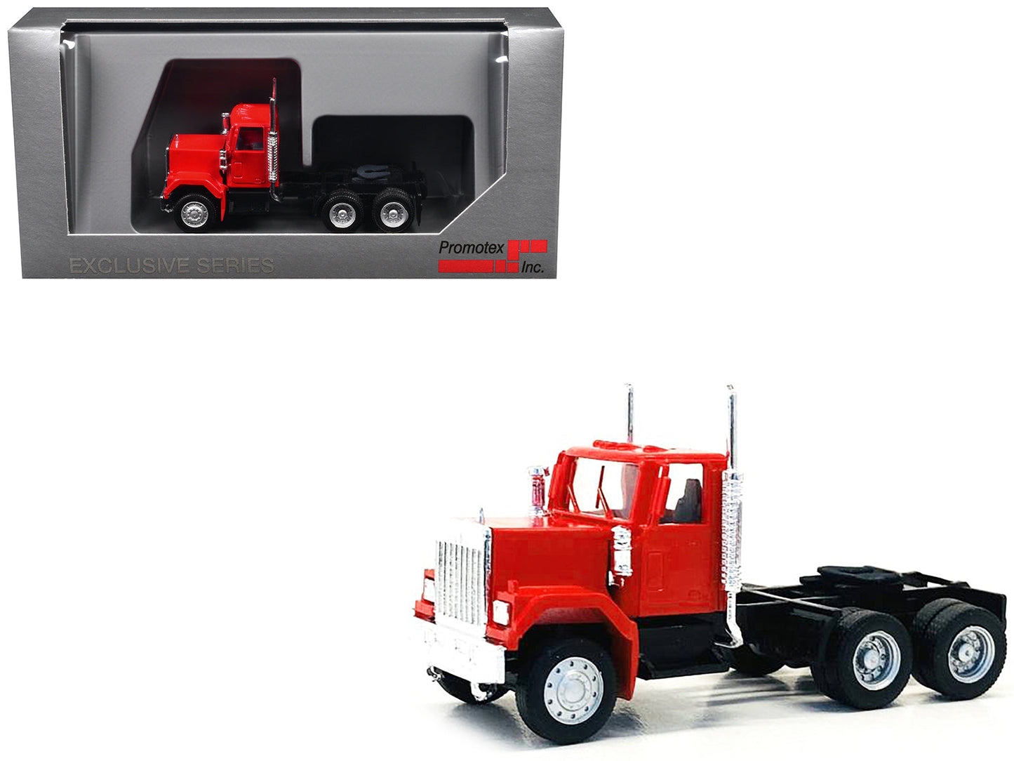 GMC Short Day Cab Red 1/87 (HO) Plastic Model Car
