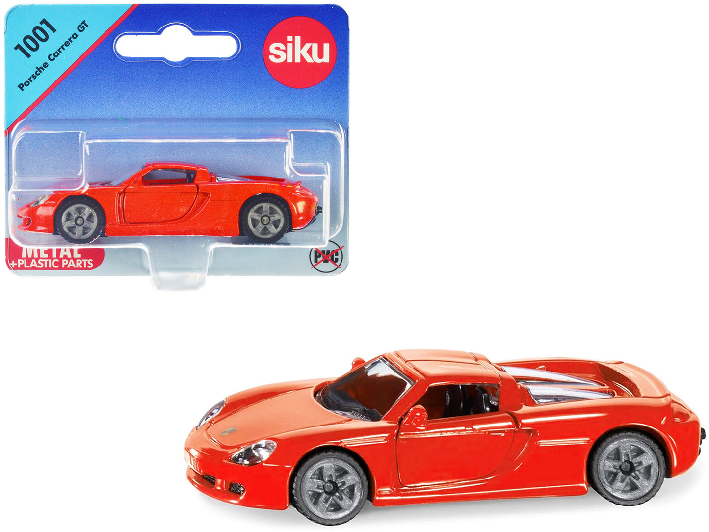 Porsche Carrera GT Red Diecast Model Car