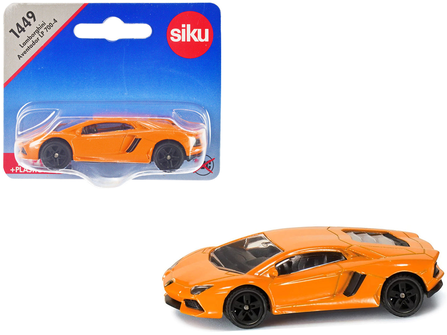 Lamborghini Aventador LP700-4 Orange Diecast Model Car