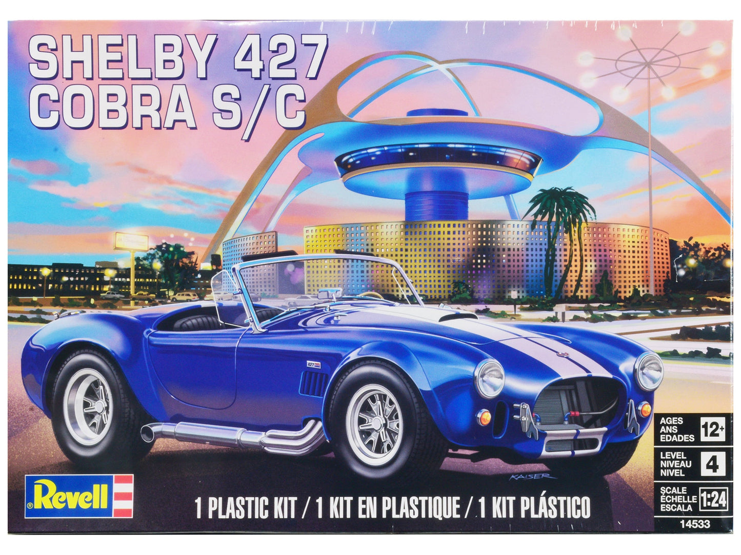 Level 4 Model Kit Shelby Cobra 427 S/C 1/24 Scale Model