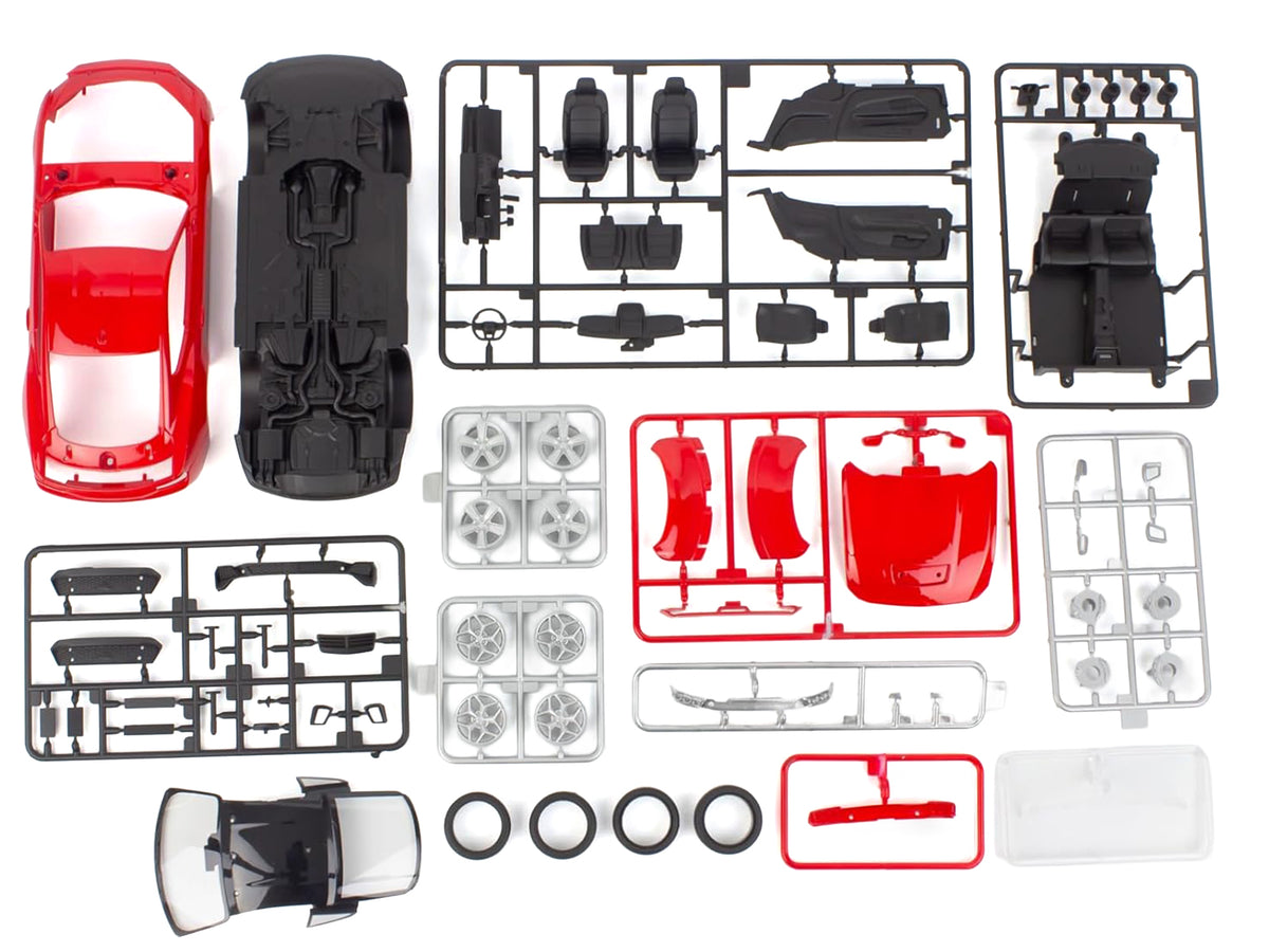 Level 3 Model Kit 2024 Ford Mustang GT 2-in-1 Kit (Level 3 Click System) 1/25 Scale Model