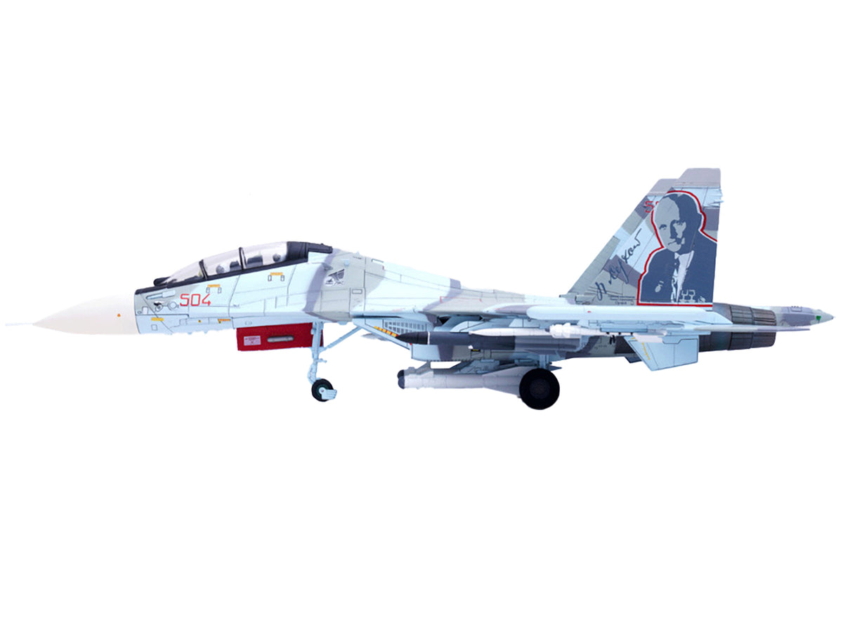 Sukhoi Su-30MKK Flanker-G Fighter Aircraft #504 "Russian Air Force" "Wing" Series 1/72 Diecast Model