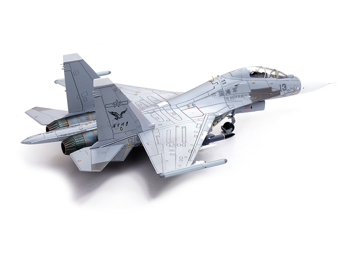 Sukhoi Su-30MKK Flanker-G Fighter Aircraft #13 "People's Liberation Army (PLA) Naval Aviation's Sea and Air Eagle Regiment" Chinese Air Force "Wing" Series 1/72 Diecast Model
