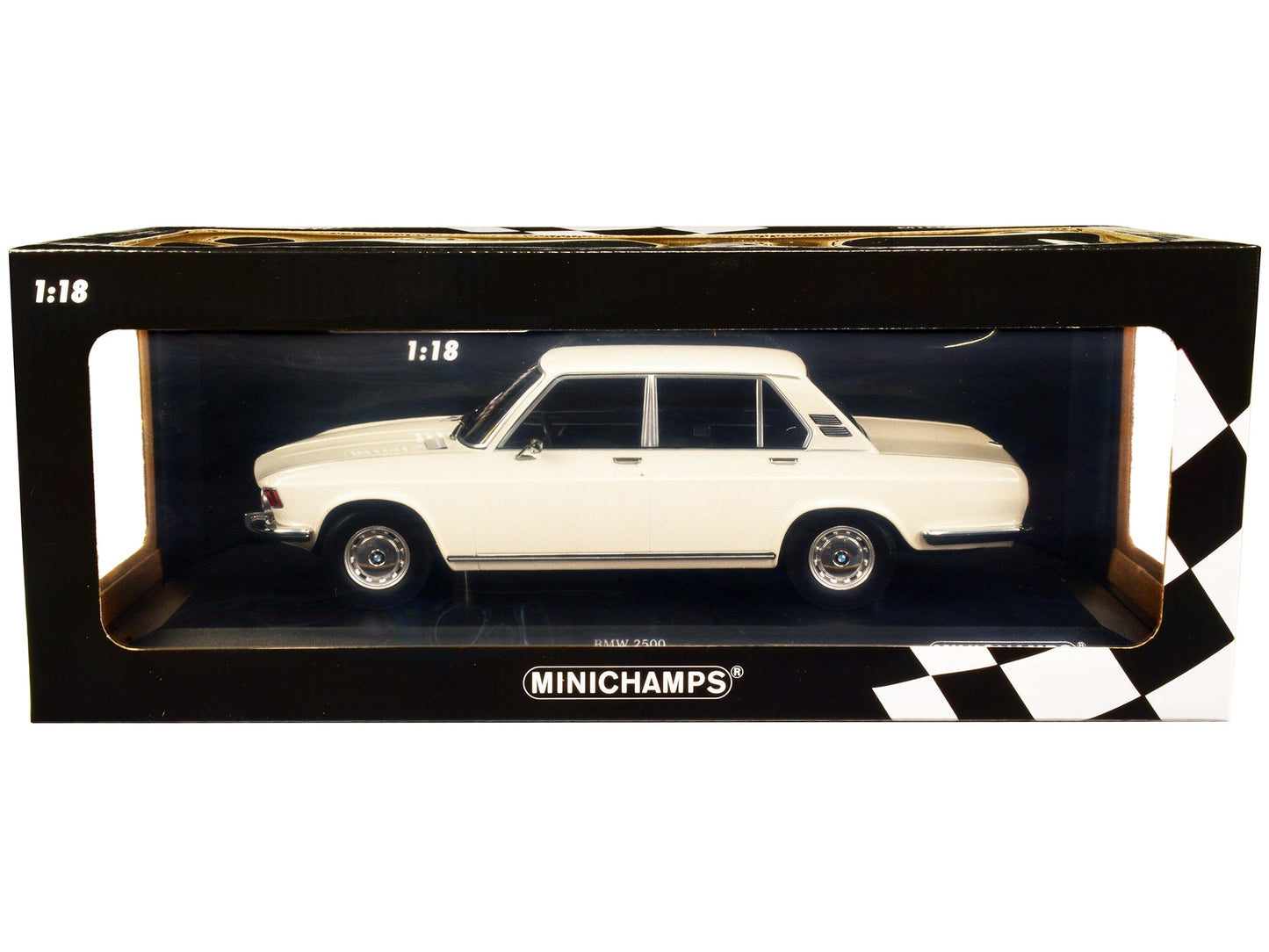 1968 BMW 2500 White Limited Edition to 504 pieces Worldwide 1/18 Diecast Model Car