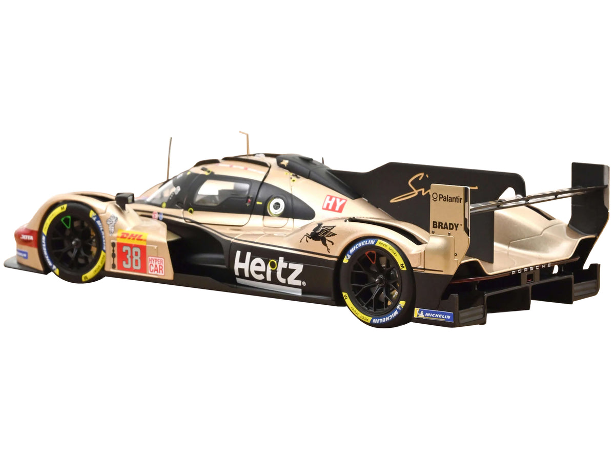 Porsche 963 #38 Jenson Button - Phil Hanson - Oliver Rasmussen "Hertz Team Jota" "Lone Star Le Mans" (2024) 1/18 Diecast Model Car