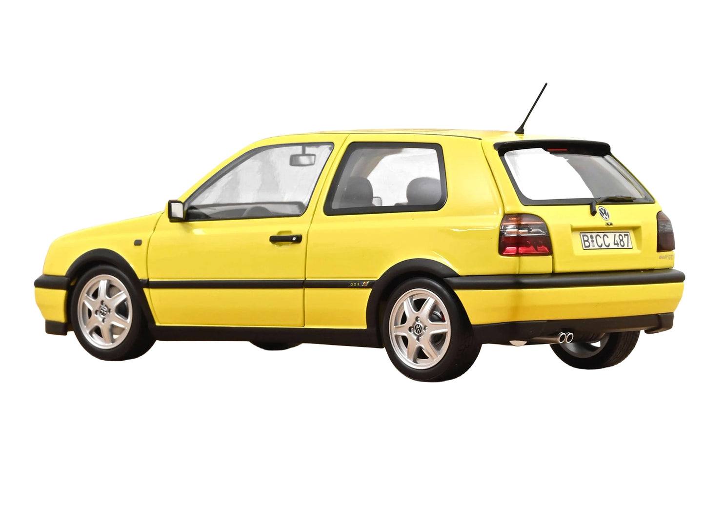 1994 Volkswagen Golf GTI Color Concept Yellow 1/18 Diecast Model Car
