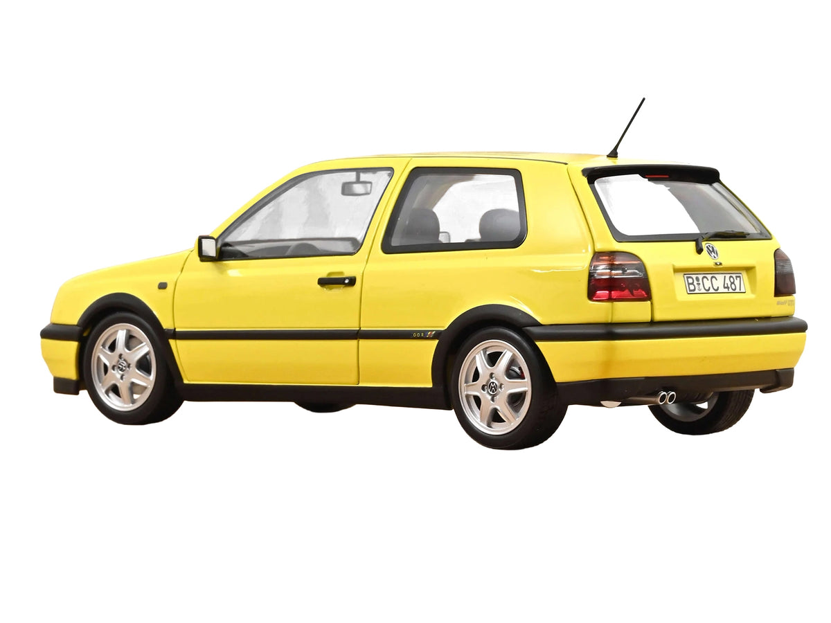 1994 Volkswagen Golf GTI Color Concept Yellow 1/18 Diecast Model Car