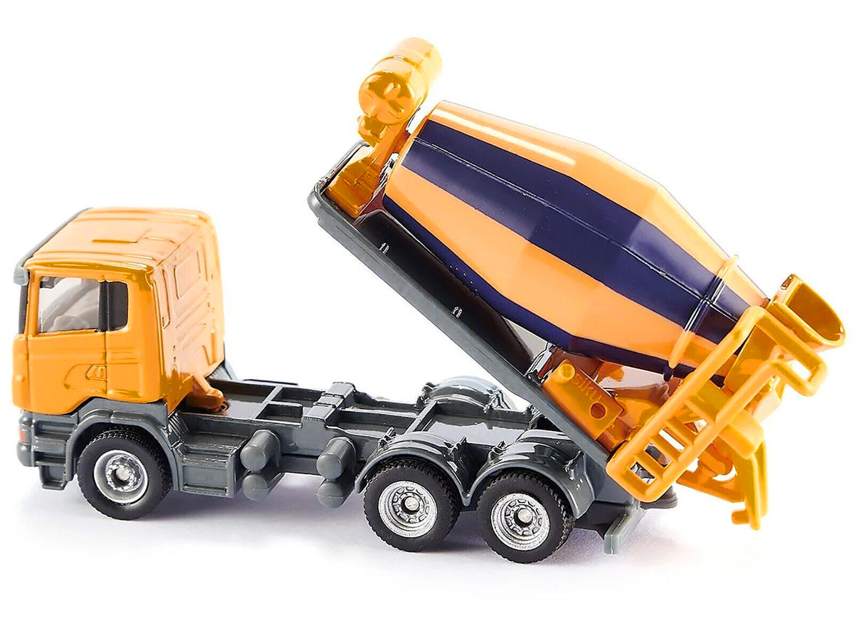 Scania Mixer Truck Yellow 1/87 (HO) Diecast Model