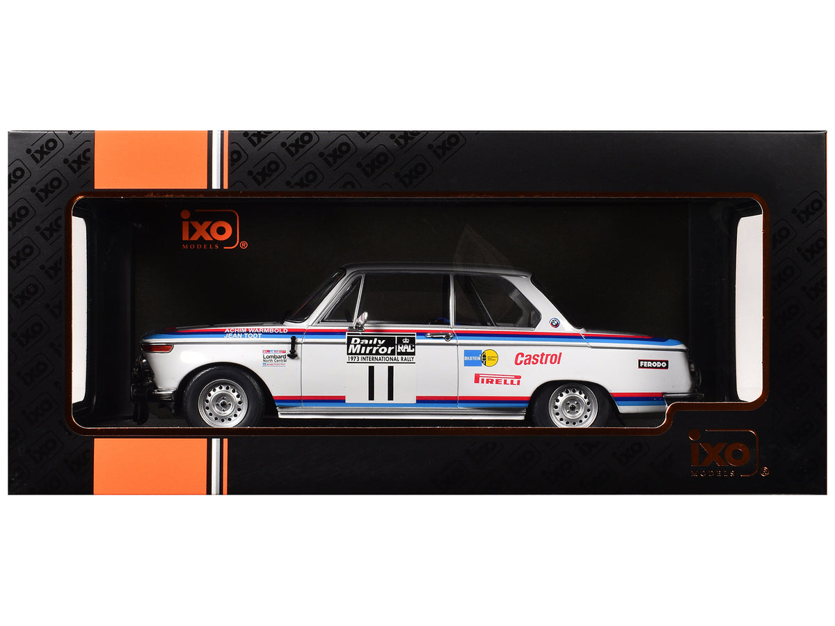 BMW 2002 #11 Achim Warmbold - Jean Todt "RAC Rally" (1973) 1/18 Diecast Model Car