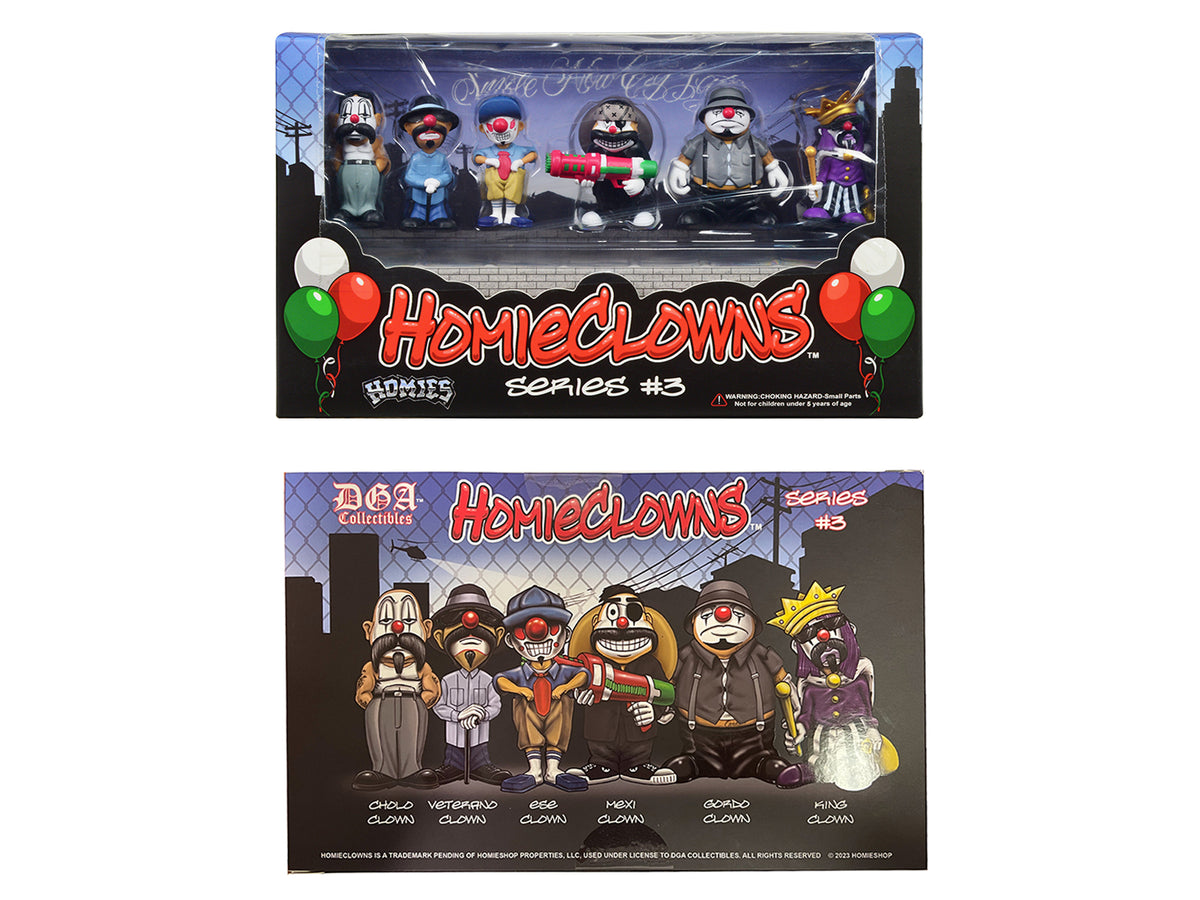 "HomieClowns" Series 3 2-Inch Figures Set of 6 Pieces