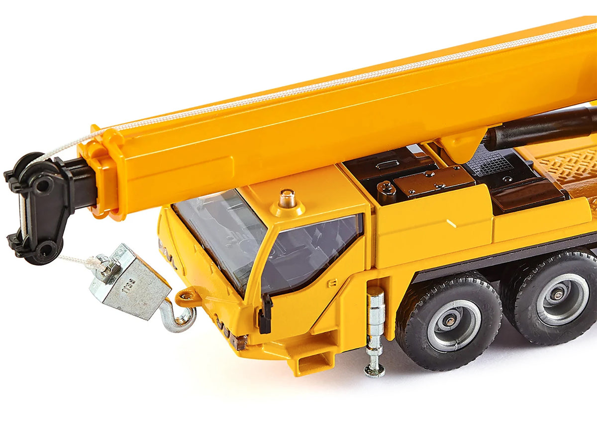 Mobile Crane Yellow 1/55 Diecast Model