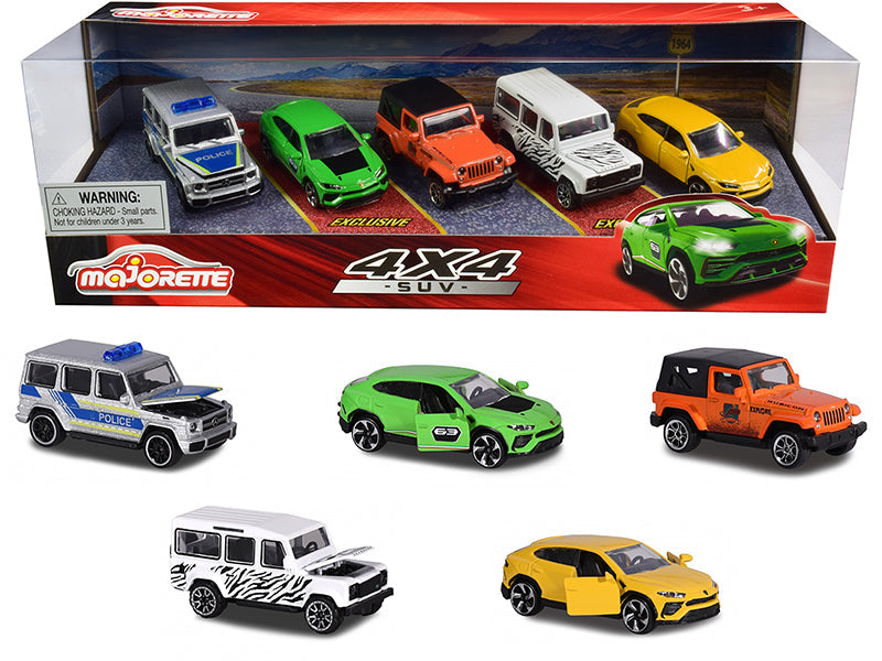 4x4 SUV Giftpack 5 piece Set 1/64 Diecast Model Cars
