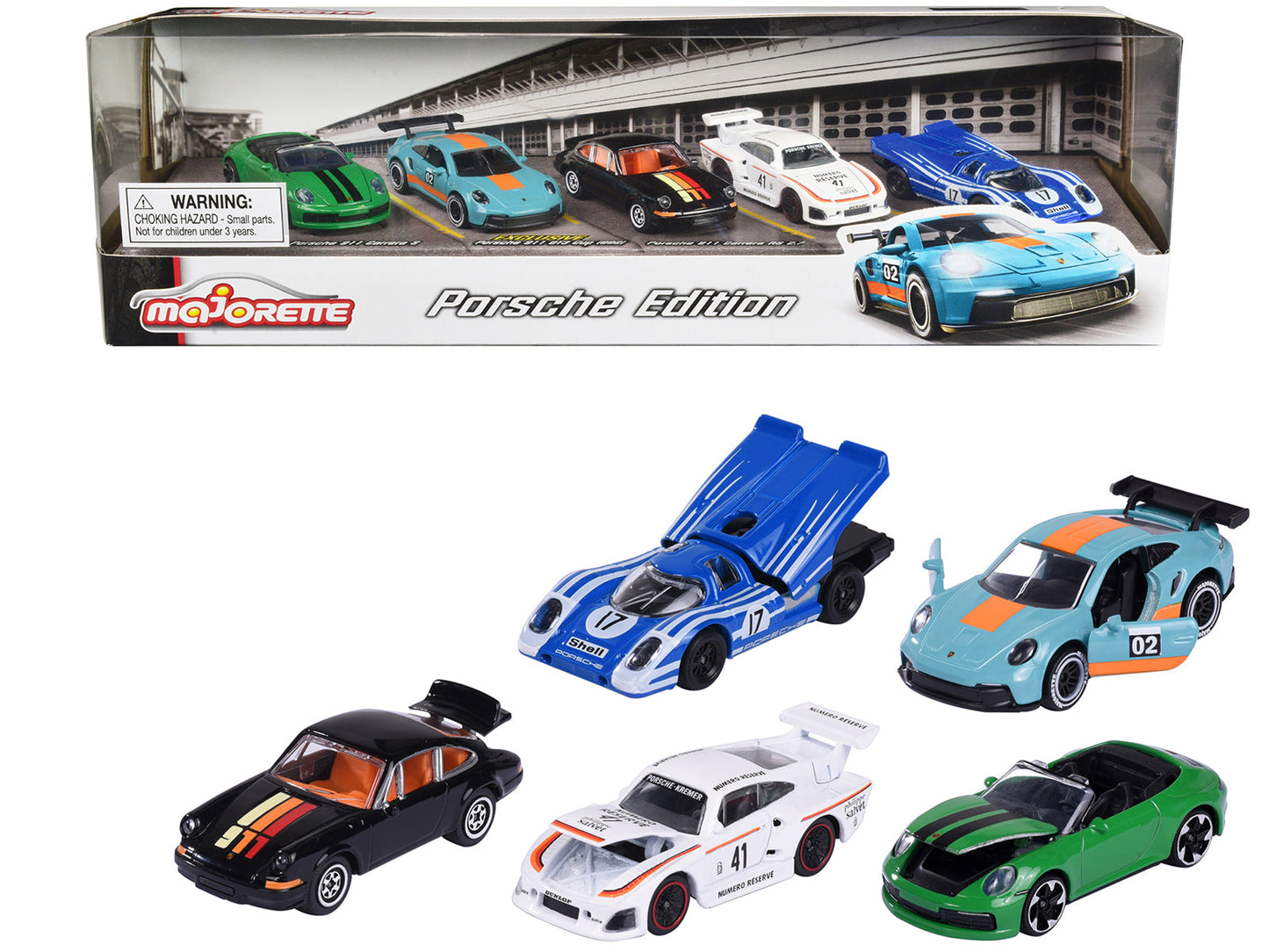Porsche Edition (2023) 5 piece Set 1/64 Diecast Model Cars