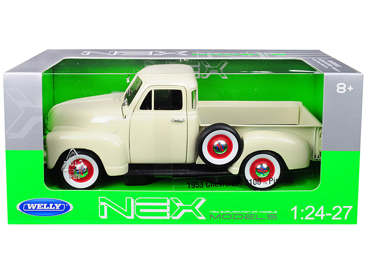 1953 Chevrolet 3100 Pickup Truck Cream 1/24-1/27 Diecast Model Car