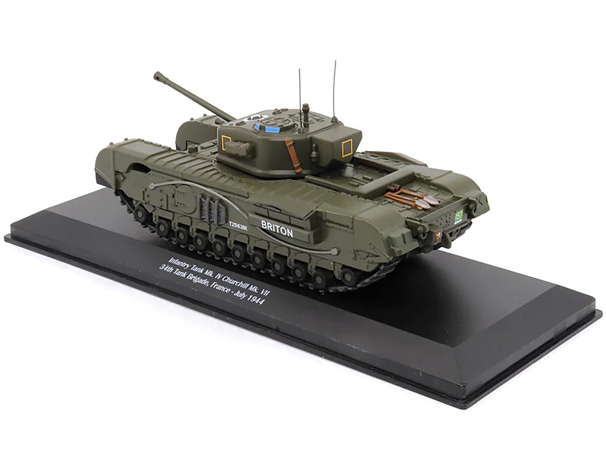 Infantry Tank Mk. IV Churchill Mk. VII "Briton" "UK 34th Tank Brigade France July 1944" 1/43 Diecast Model
