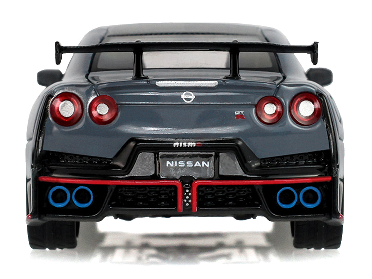 2024 Nissan GT-R (R35) NISMO RHD (Right Hand Drive) Stealth Gray with Carbon Top and Hood "Tokyo Torque" Series 10 1/64 Diecast Model Car