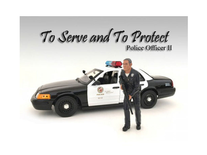 Police Officer II Figure For 1:18 Scale Models