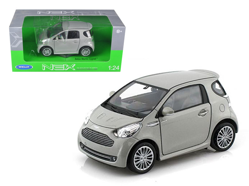 Aston Martin Cygnet Silver 1/24 Diecast Model Car