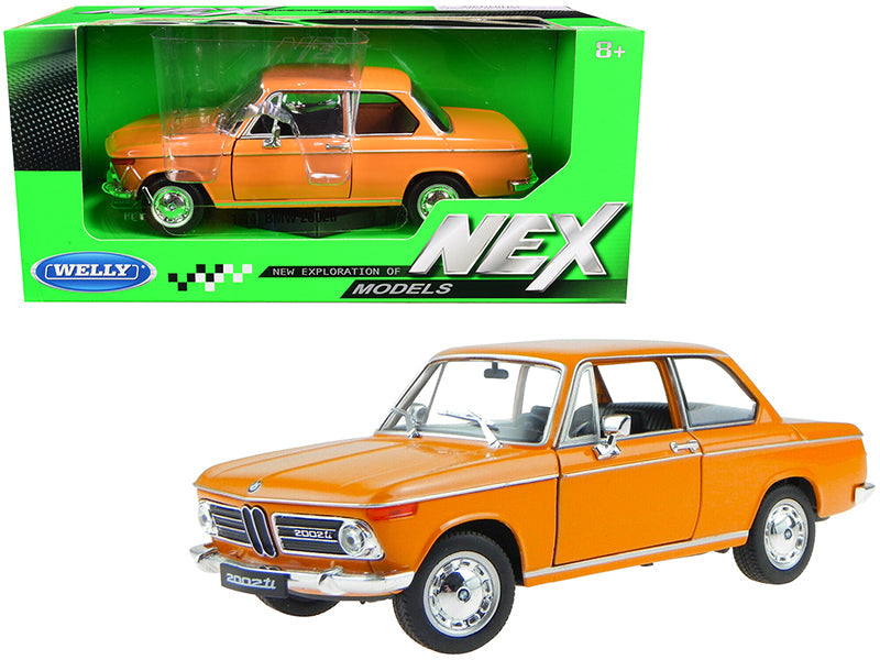 BMW 2002ti Orange 1/24 Diecast Model Car