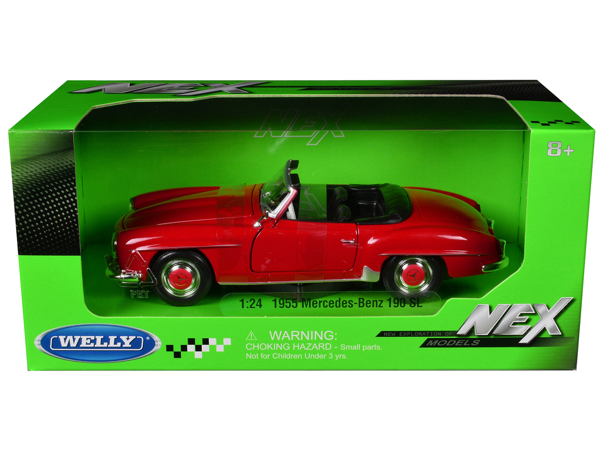 1955 Mercedes-Benz 190 SL Red "NEX Models" Series 1/24 Diecast Model Car