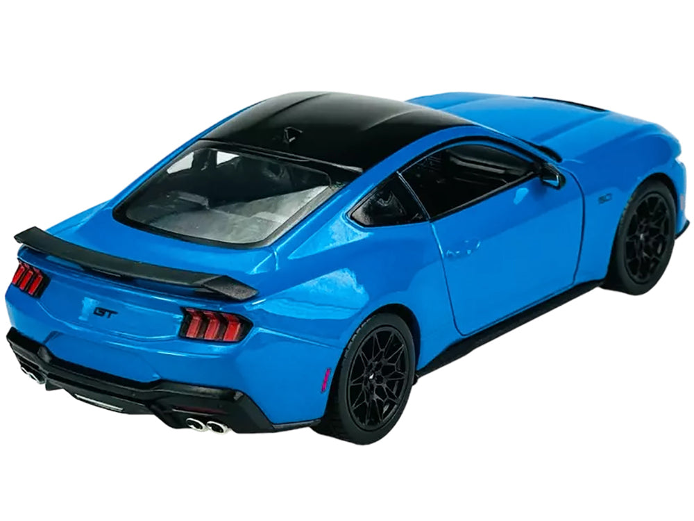 2024 Ford Mustang GT 5.0 Blue with Black Top "NEX Models" Series 1/25 Diecast Model Car