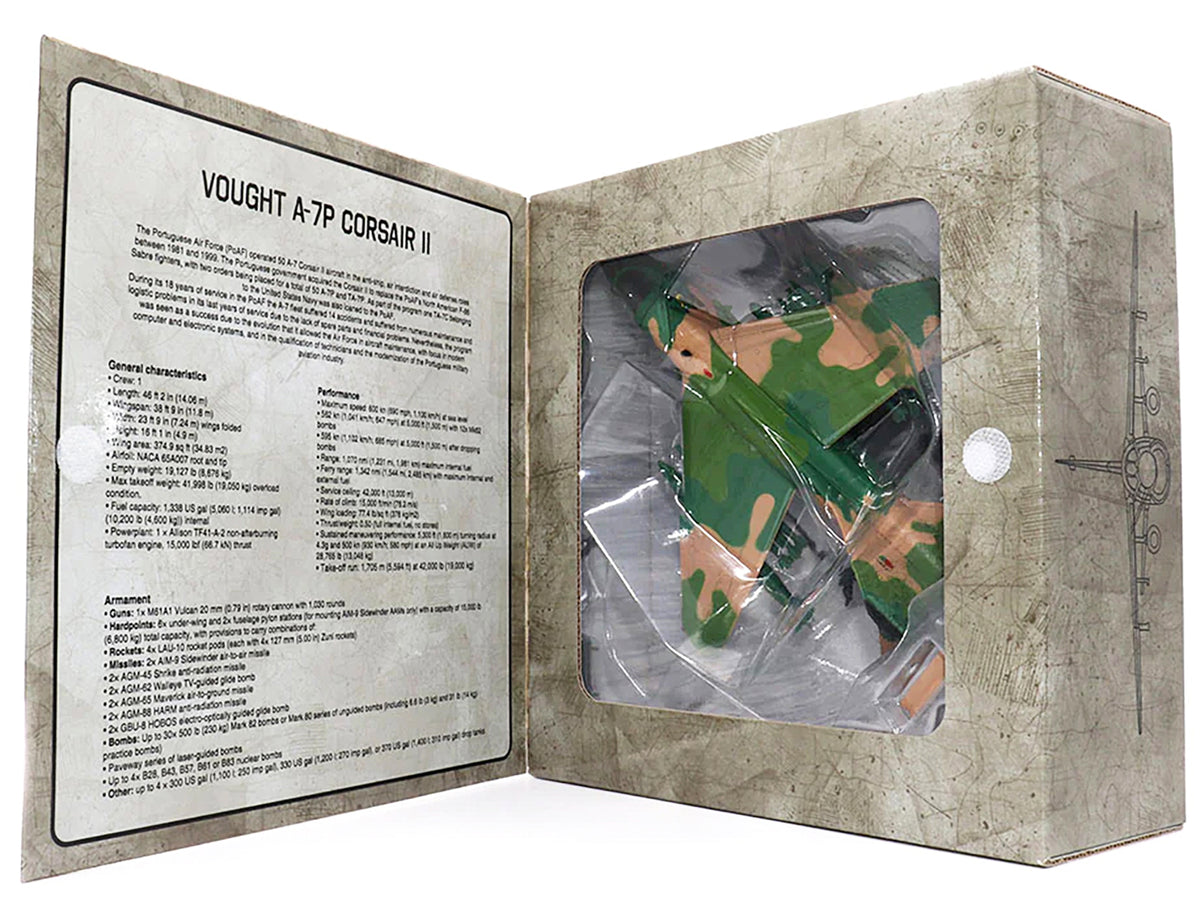 Vought A-7P Corsair II Attack Aircraft "Portugal" 1/72 Diecast Model