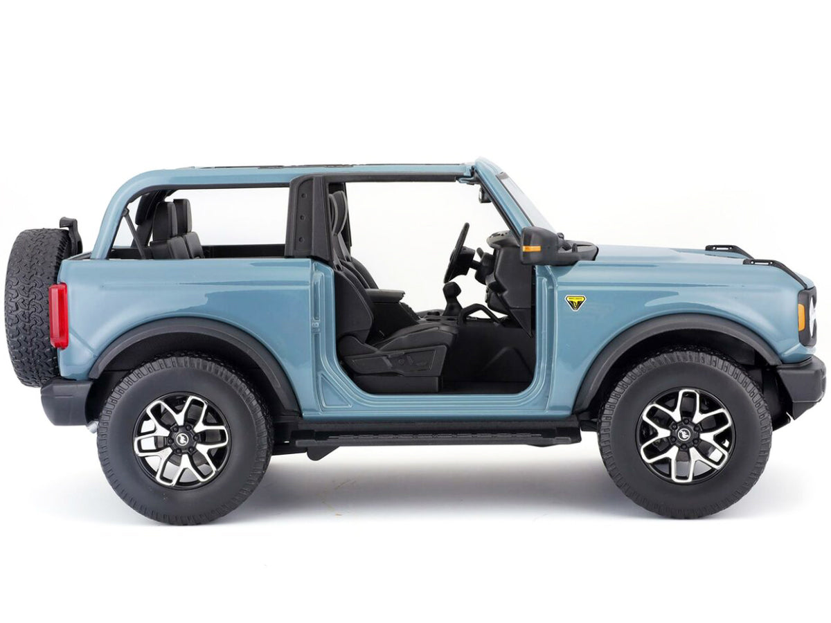 2021 Ford Bronco Badlands Blue "Special Edition" 1/18 Diecast Model Car