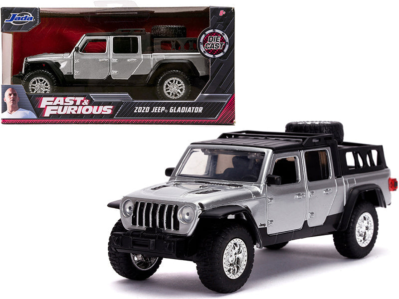 2020 Jeep Gladiator Pickup Truck Silver with Black Top "Fast & Furious" Movie 1/32 Diecast Model Car