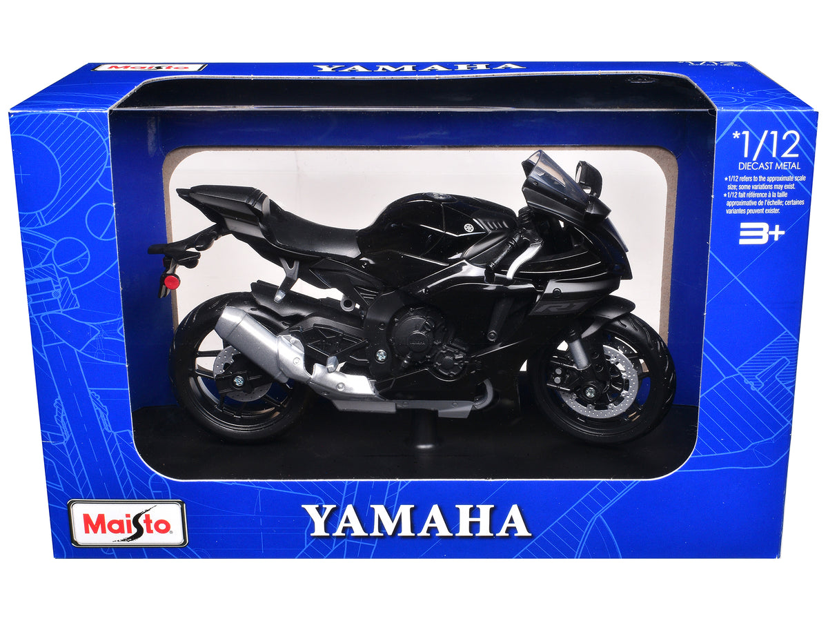 Yamaha YZF-R1 Black 1/12 Diecast Motorcycle Model