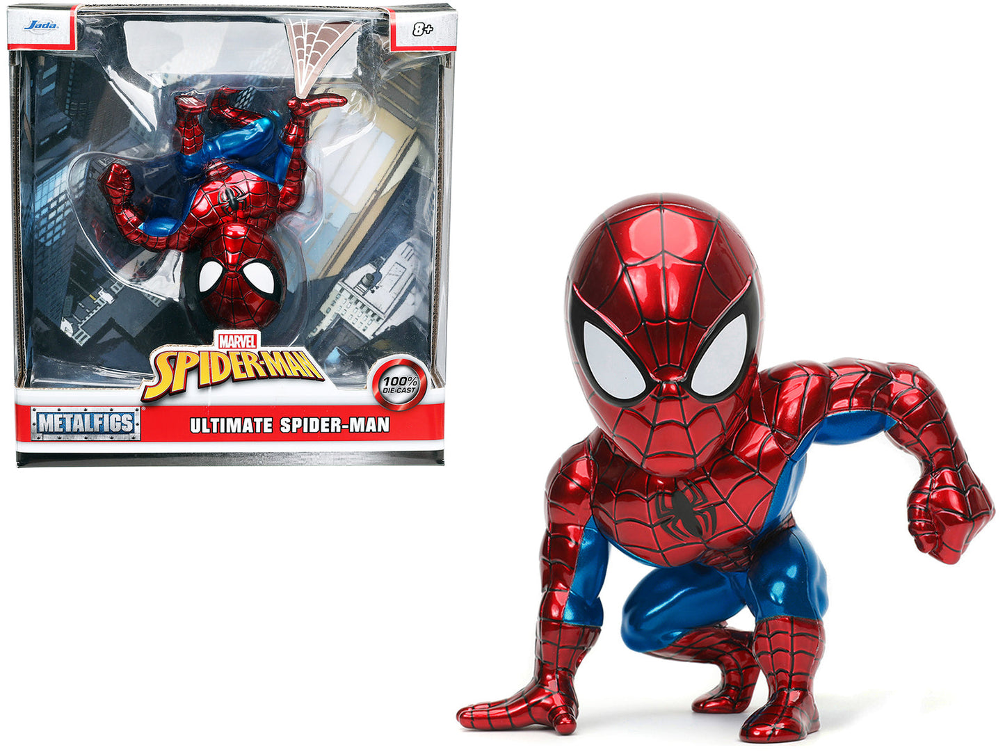 Ultimate Spider-Man 5" Diecast Figure "Marvel's Spider-Man" "Metalfigs" Series