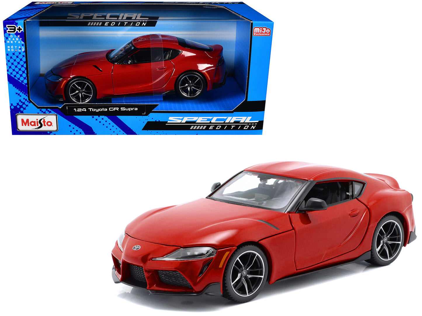 Toyota GR Supra Red "Special Edition" Series 1/24 Diecast Model Car