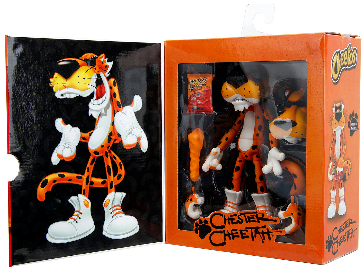 Chester Cheetah 5.5" Figure with Accessories and Alternate Head and Hands "Cheetos Crunchy" model