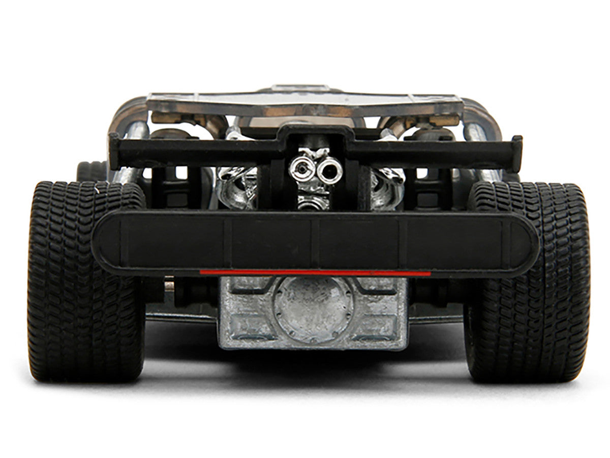 Flip Car Raw Metal "Fast & Furious 6" (2013) Movie "25 Years of Fast & Furious" Series 1/32 Diecast Model Car