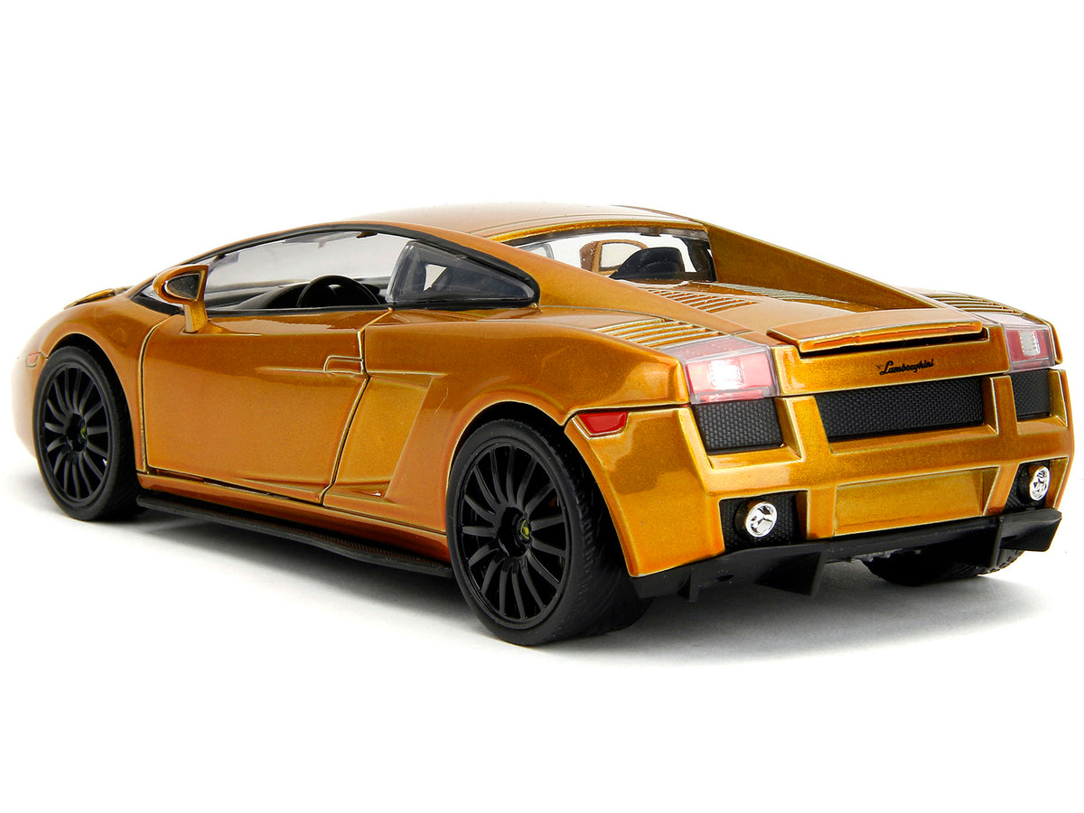 Lamborghini Gallardo Gold Metallic "Fast X" (2023) Movie "Fast & Furious" Series 1/24 Diecast Model Car