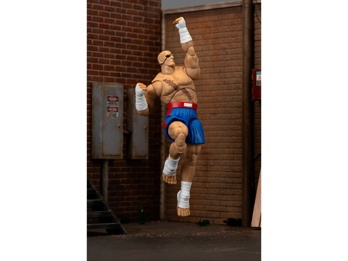Sagat 7.5" Moveable Figure with Accessories and Alternate Head and Hands "Ultra Street Fighter II: The Final Challengers" (2017) Video Game Model