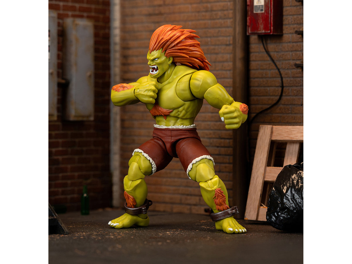 Blanka 7.5" Moveable Figure with Accessories and Alternate Head and Hands "Ultra Street Fighter II: The Final Challengers" (2017) Video Game Model