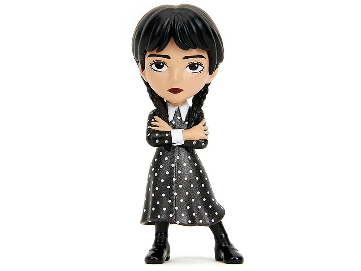 Set of 4 Diecast Figures "Wednesday" (2022-Current) TV Series "Metalfigs" Series Diecast Models