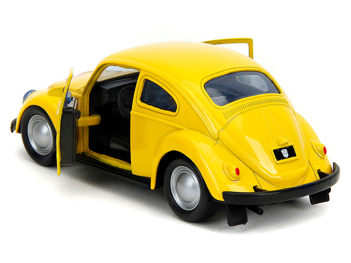 Volkswagen Beetle "Bumblebee" Yellow "Transformers" "Hollywood Rides" Series 1/32 Diecast Model Car