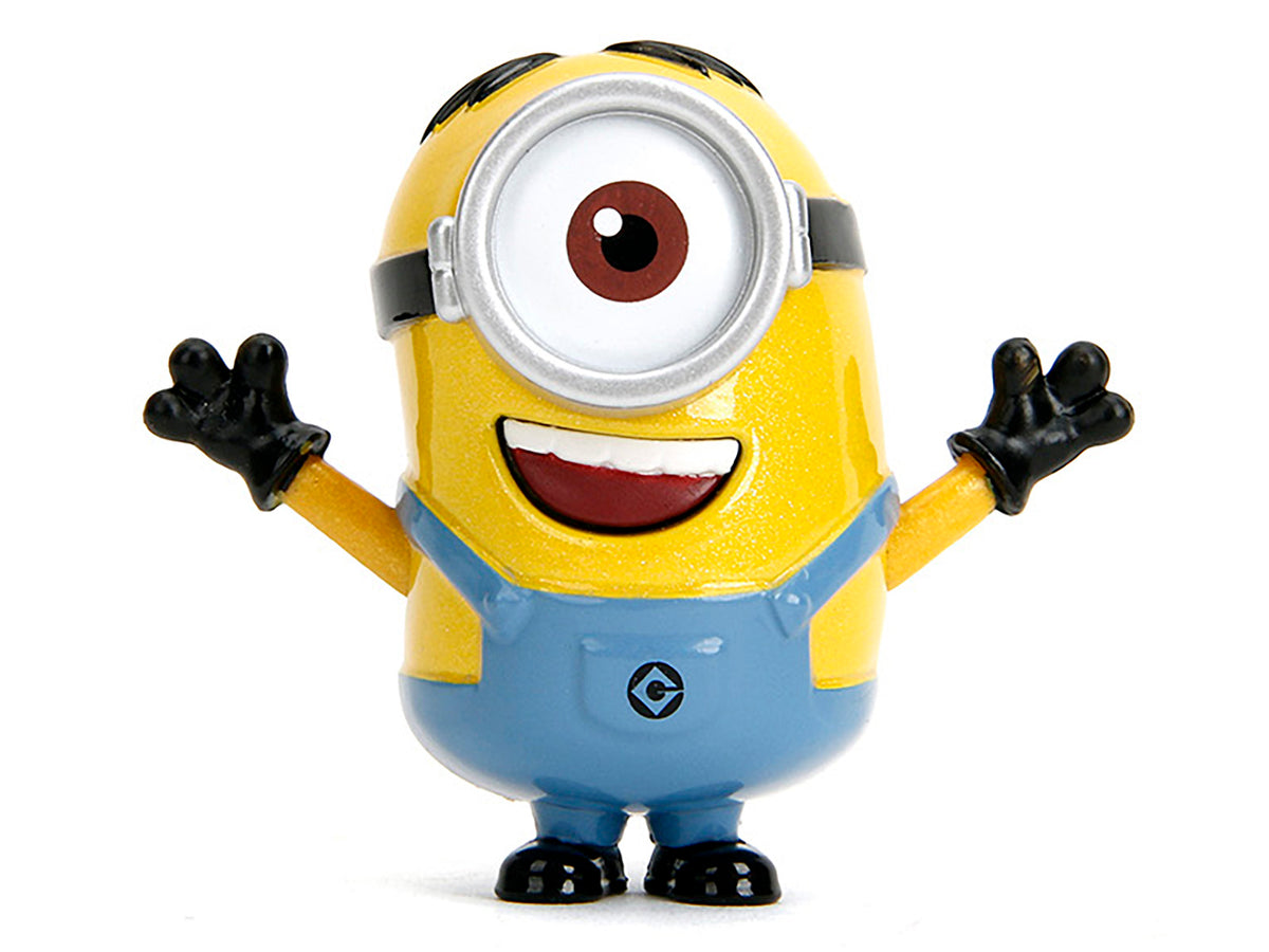 Set of 4 Diecast Figures "Minions" (2015) Movie "Metalfigs" Series Diecast Models