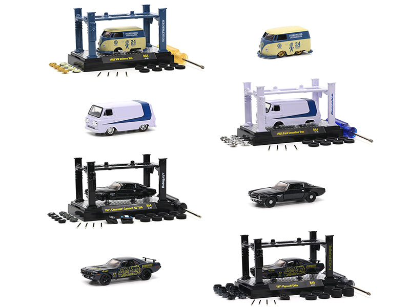 Model Kit 4 piece Car Set Release 44 Limited Edition to 9400 pieces Worldwide 1/64 Diecast Model Cars
