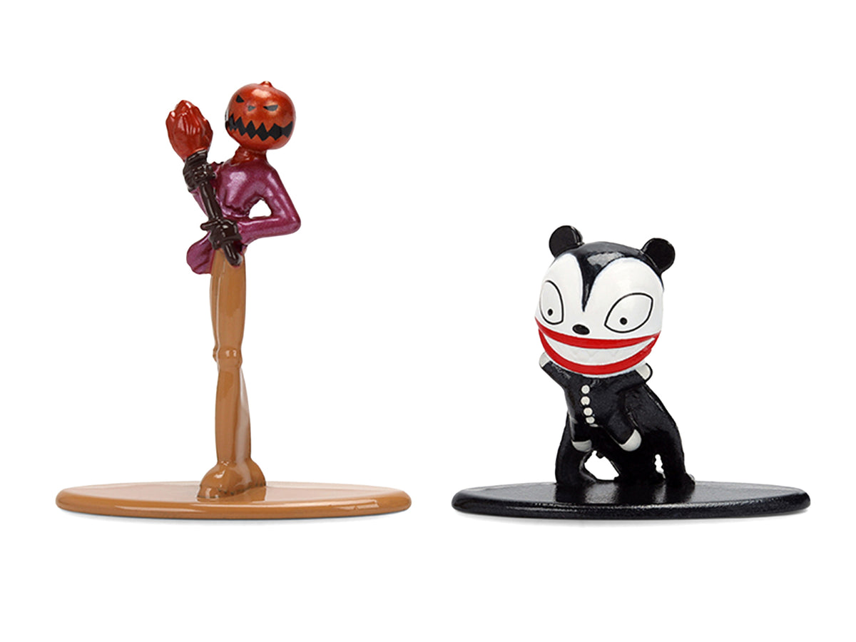Set of 12 Diecast Figures "The Nightmare Before Christmas" (1993) Movie "Nano Metalfigs" Series Diecast Models