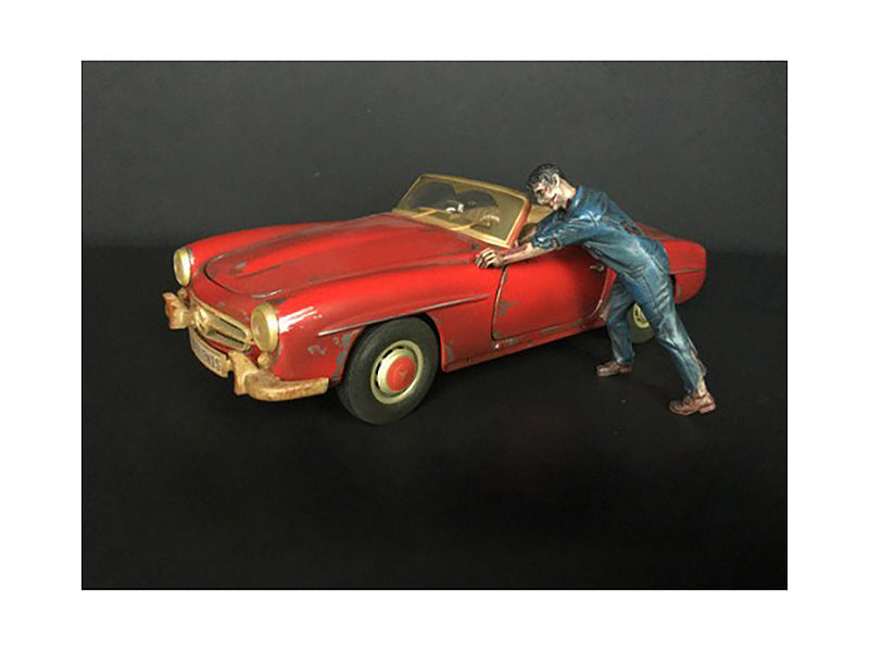 Zombie Mechanic Figurine IV for 1/24 Scale Models