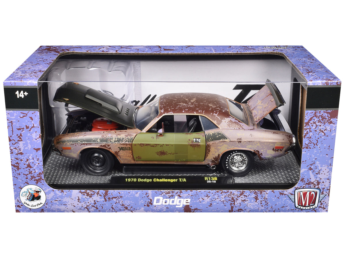 1970 Dodge Challenger T/A Rusted Limited Edition to 4050 pieces Worldwide 1/24 Diecast Model Car