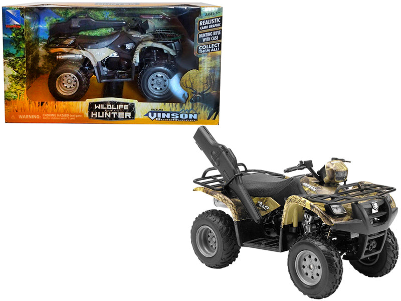 Suzuki Vinson 500 4X4 Quad Runner Green ATV 1/12 Diecast Motorcycle Model