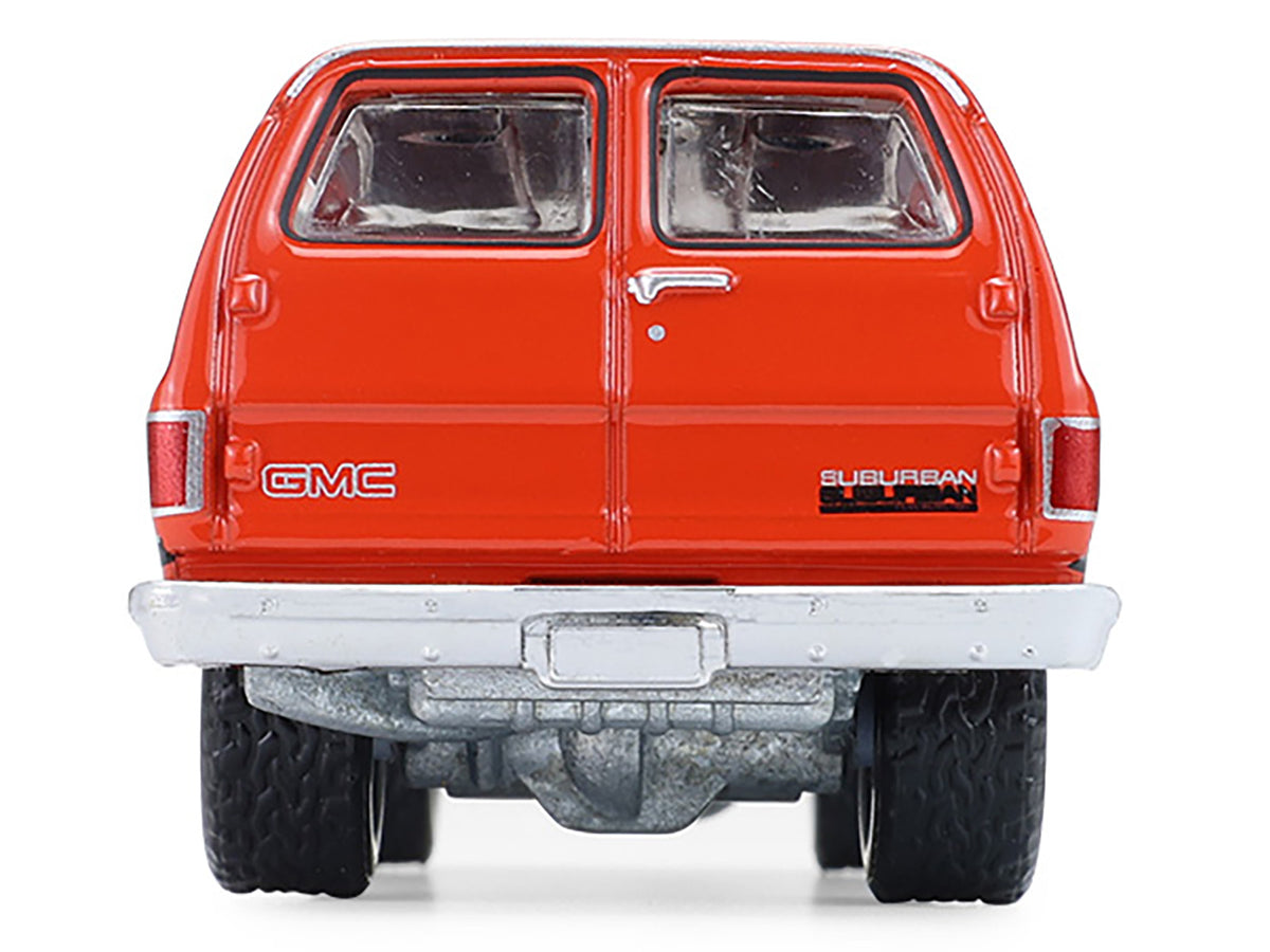 1991 GMC Suburban "Canada Coast Guard" Red with White Stripes "Hot Pursuit - Canada Special Edition" Series 1/64 Diecast Model Car
