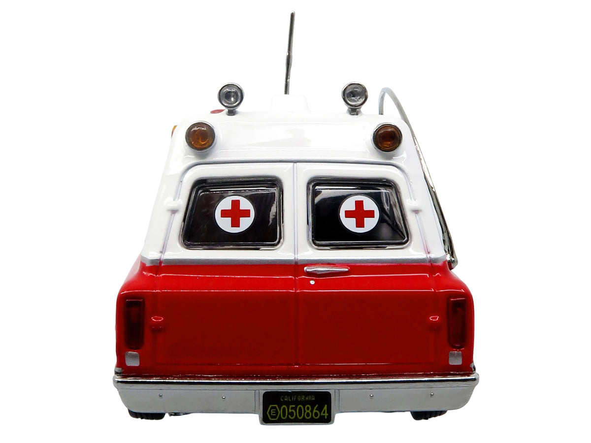 1969 Chevrolet C-10 Ambulance "Los Angeles City Fire Department" Red and White "5 Alarm" Series Limited Edition 1/50 Diecast Model