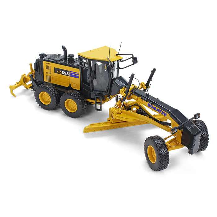 Komatsu GD655-6 Motor Grader with Ripper 1/50 Diecast Model