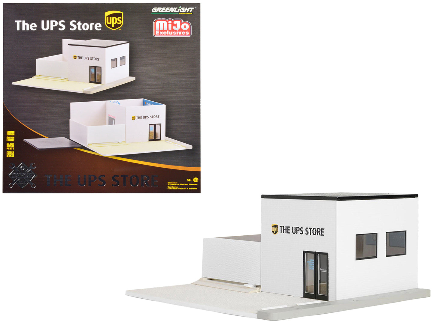 The UPS Store Diorama "Mechanic's Corner" for 1/64 Scale Models