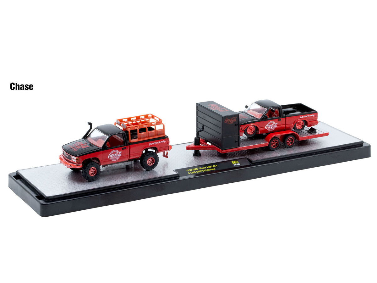Auto Haulers "Coca-Cola" Set of 3 pieces Release S03 Limited Edition to 4800 pieces Worldwide 1/64 Diecast Model