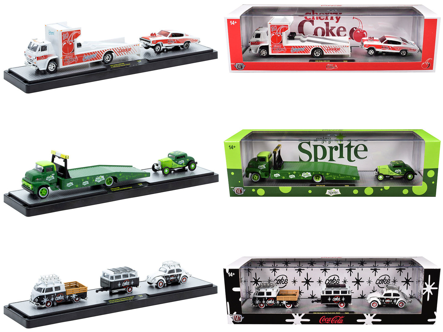 Auto Haulers "Soda" Set of 3 pieces Release 36 Limited Edition to 8000 pieces Worldwide 1/64 Diecast Models